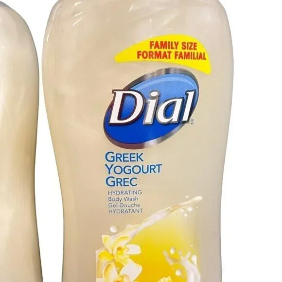 2X Dial Greek Yogourt (Yogurt) Body Wash , 946ml (32 oz), New
